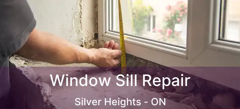  Window Sill Repair Silver Heights - ON