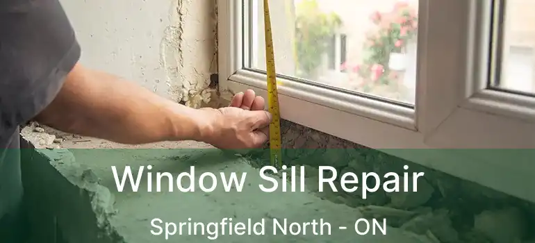  Window Sill Repair Springfield North - ON