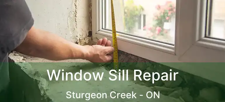  Window Sill Repair Sturgeon Creek - ON