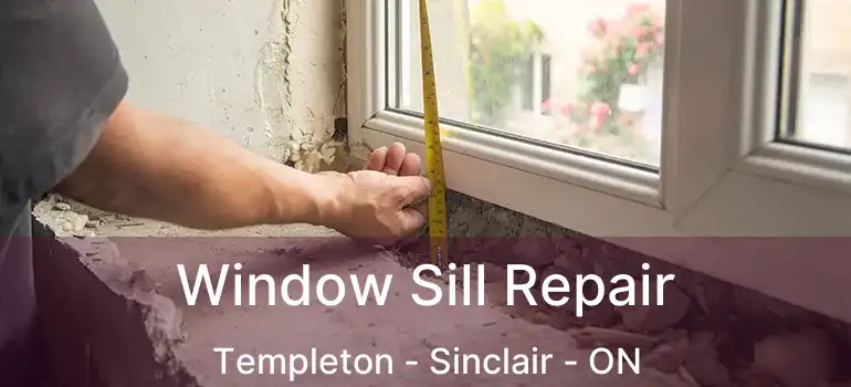  Window Sill Repair Templeton - Sinclair - ON