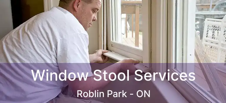  Window Stool Services Roblin Park - ON