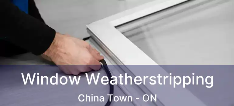  Window Weatherstripping China Town - ON