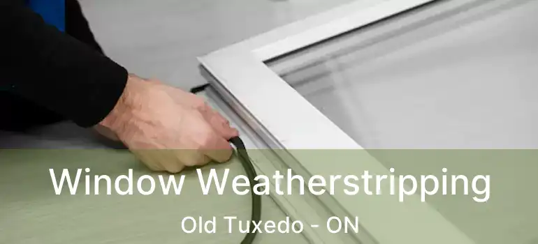  Window Weatherstripping Old Tuxedo - ON