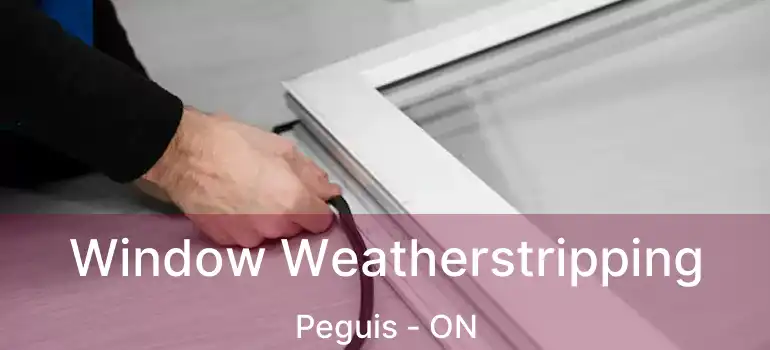  Window Weatherstripping Peguis - ON