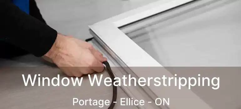  Window Weatherstripping Portage - Ellice - ON