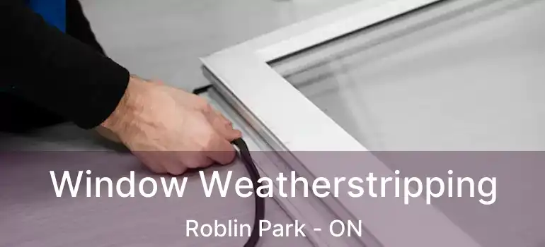 Window Weatherstripping Roblin Park - ON