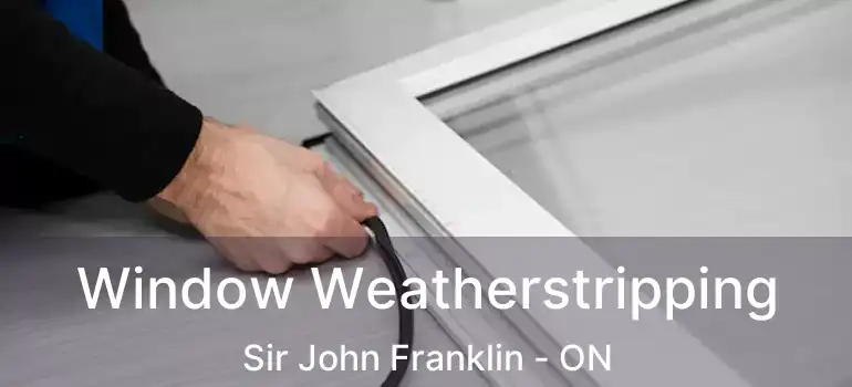  Window Weatherstripping Sir John Franklin - ON