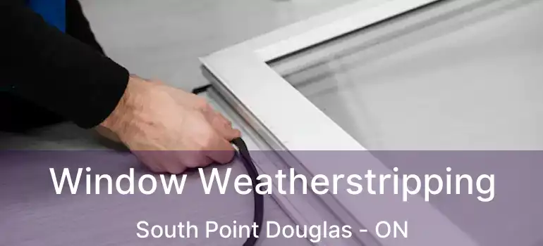  Window Weatherstripping South Point Douglas - ON
