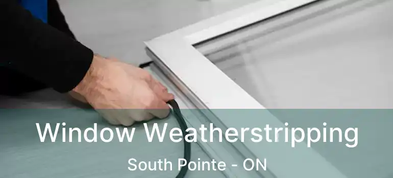 Window Weatherstripping South Pointe - ON