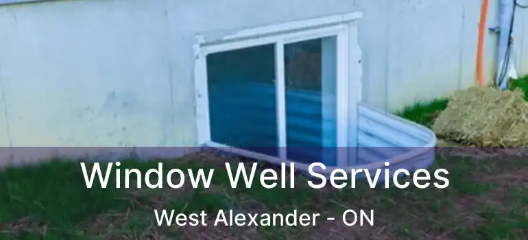  Window Well Services West Alexander - ON